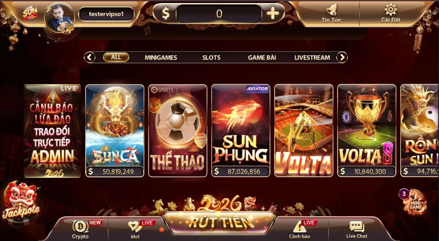 Kho game bài đổi thưởng Sunwin – Tiến lên, Tứ Sắc, Nổ Hũ